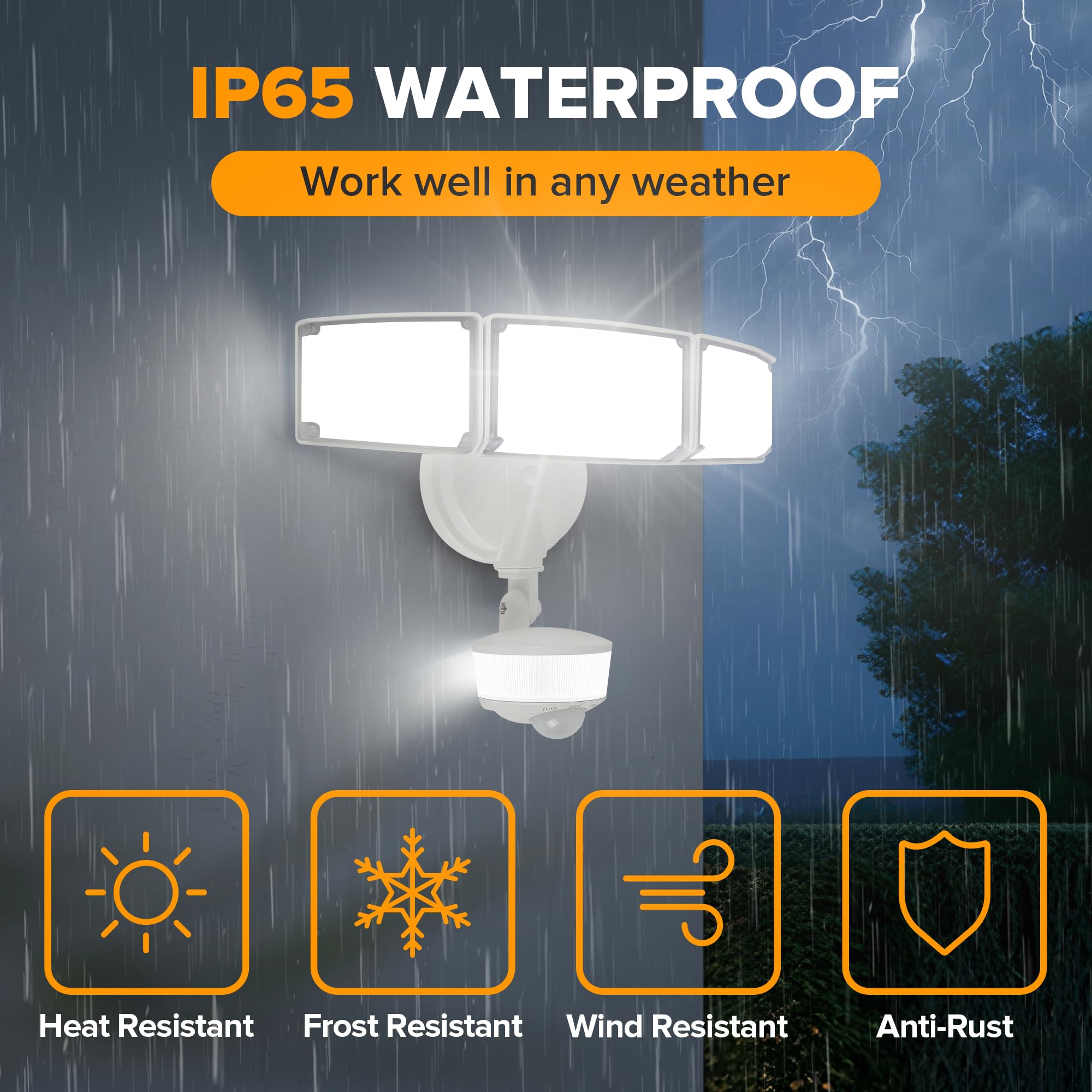 Installation accessories included for quick mounting of LUTEC outdoor light.