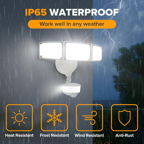 Installation accessories included for quick mounting of LUTEC outdoor light.