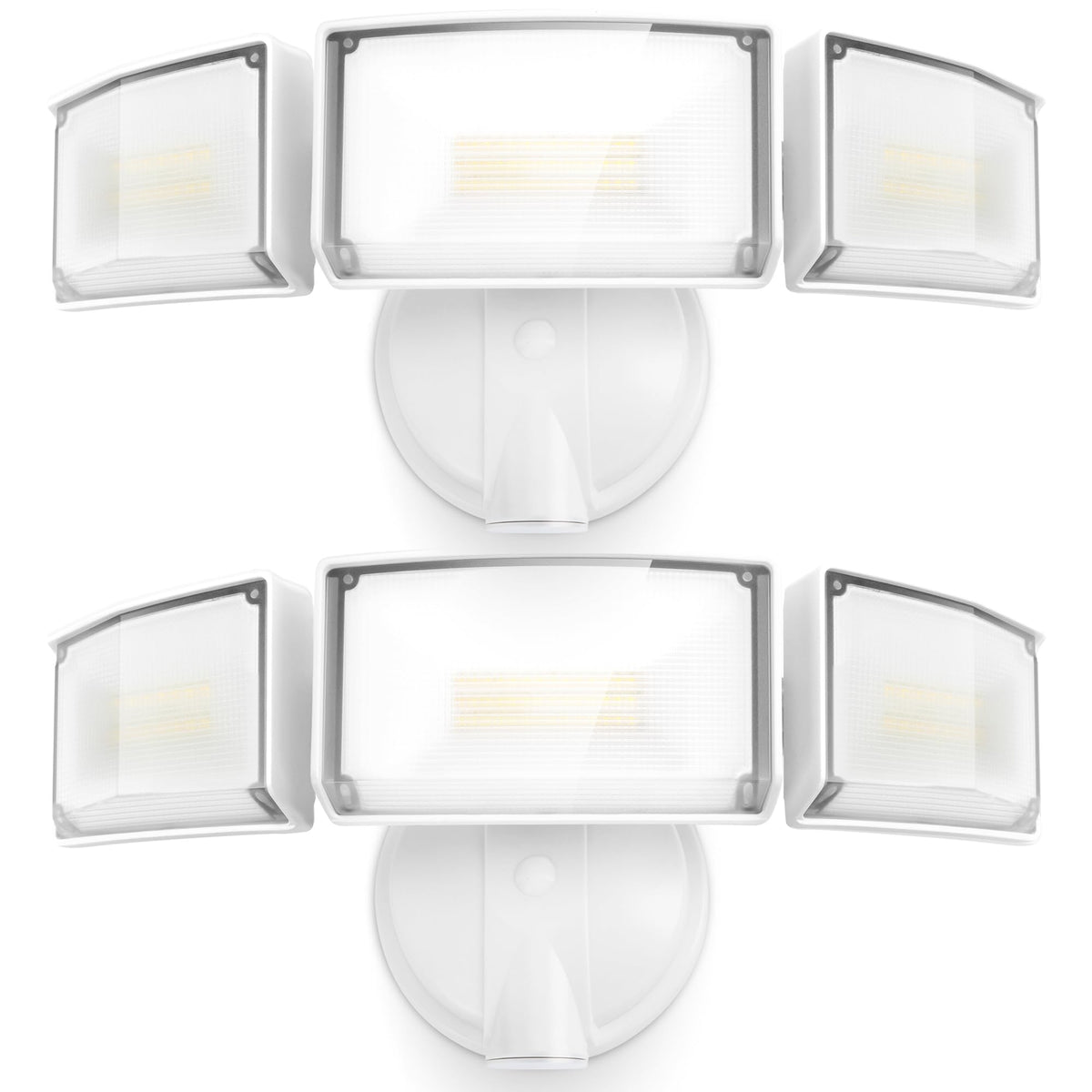 LUTEC 75W flood light wall-mount setup for garages and porches.