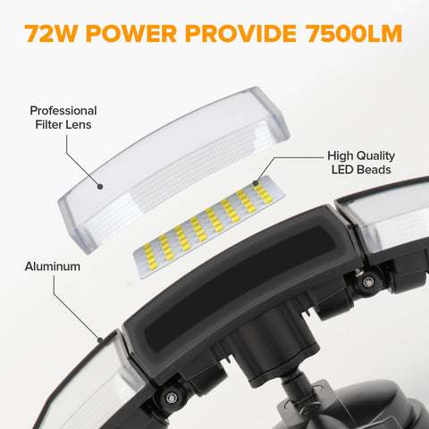 LUTEC durable aluminum construction ensures long-lasting outdoor performance
