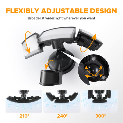 LUTEC adjustable heads offer flexible alignment for precise lighting