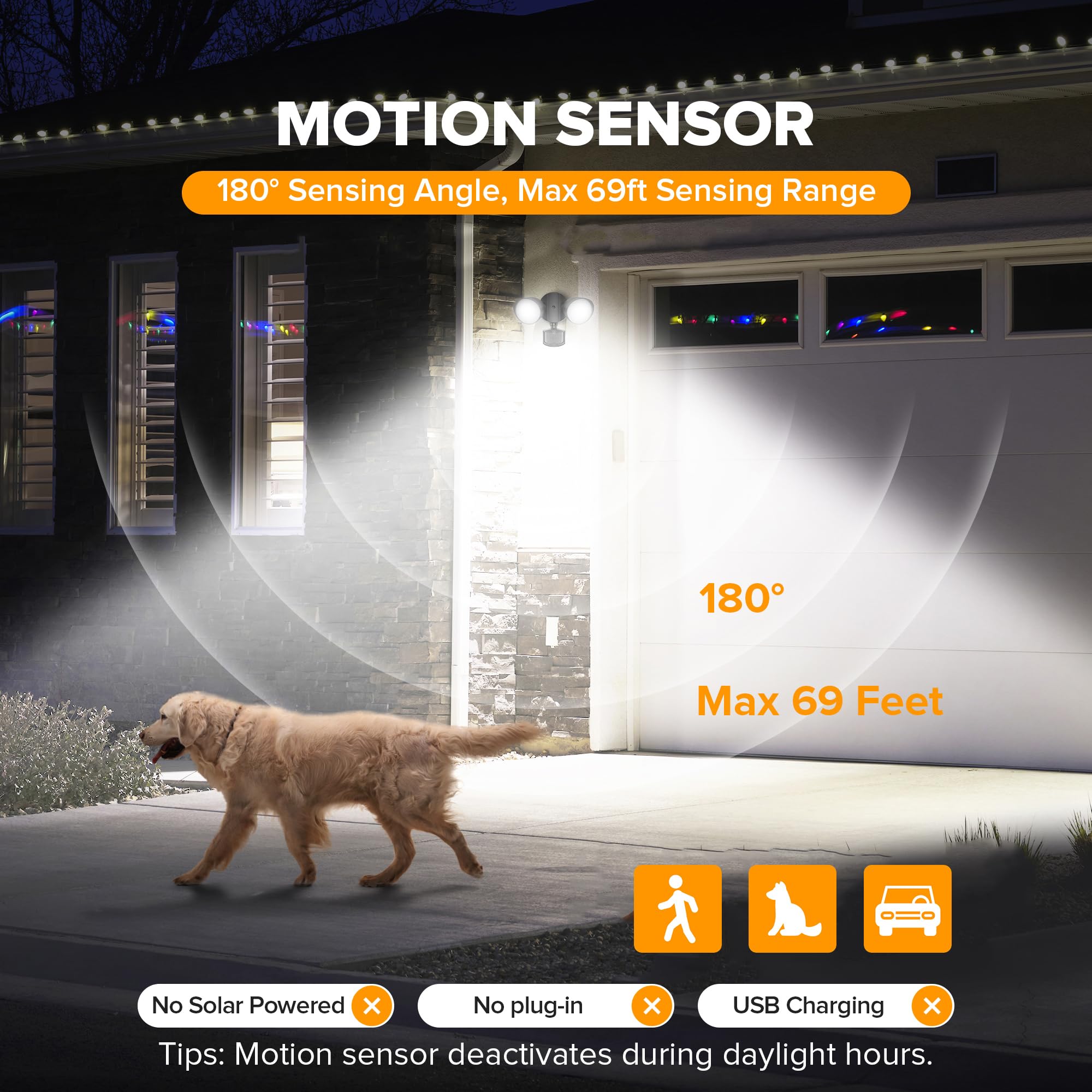 LUTEC dusk-to-dawn mode keeps porch lighting ready after sunset