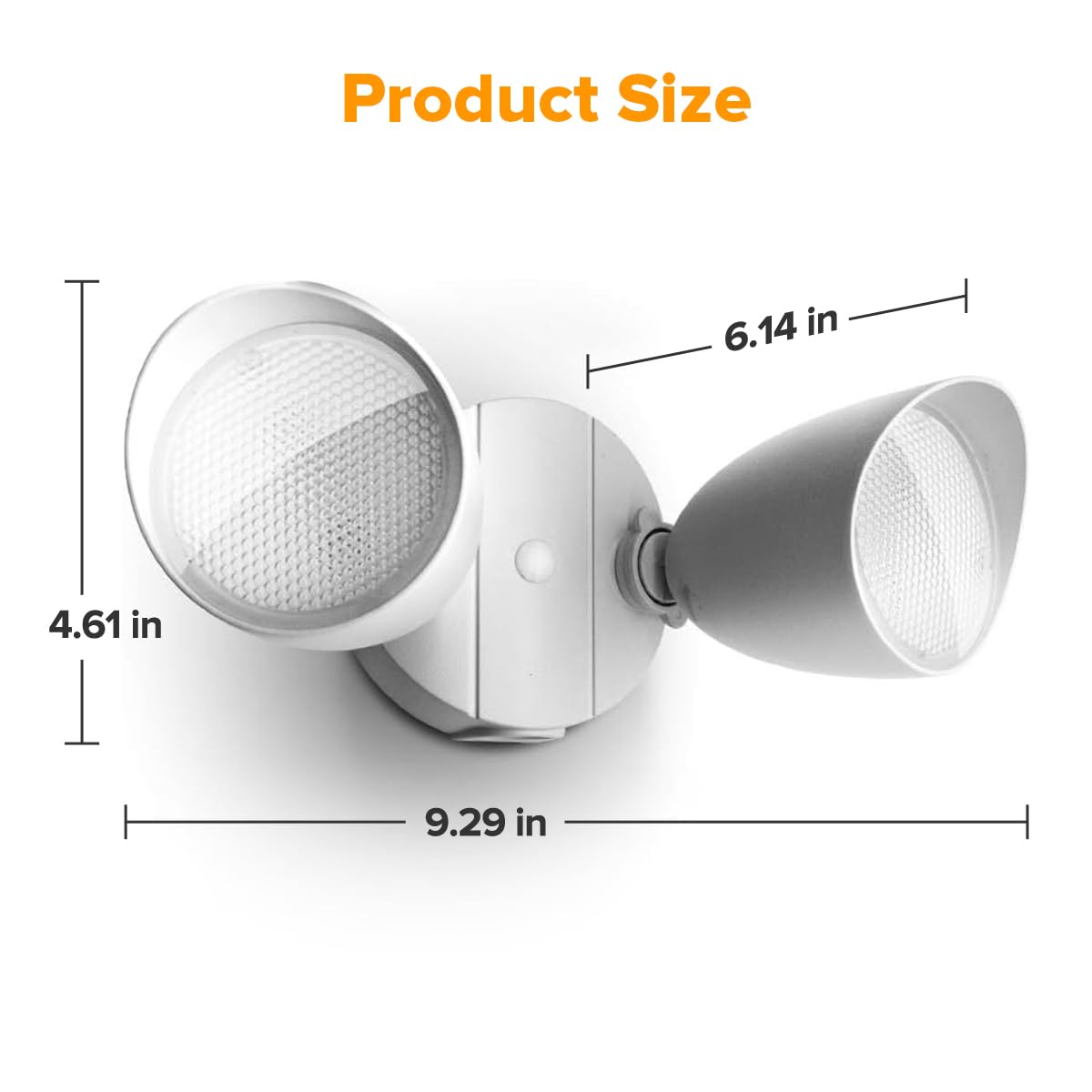 LUTEC full metal wall light complements modern exterior design.
