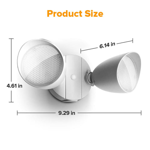 LUTEC full metal wall light complements modern exterior design.
