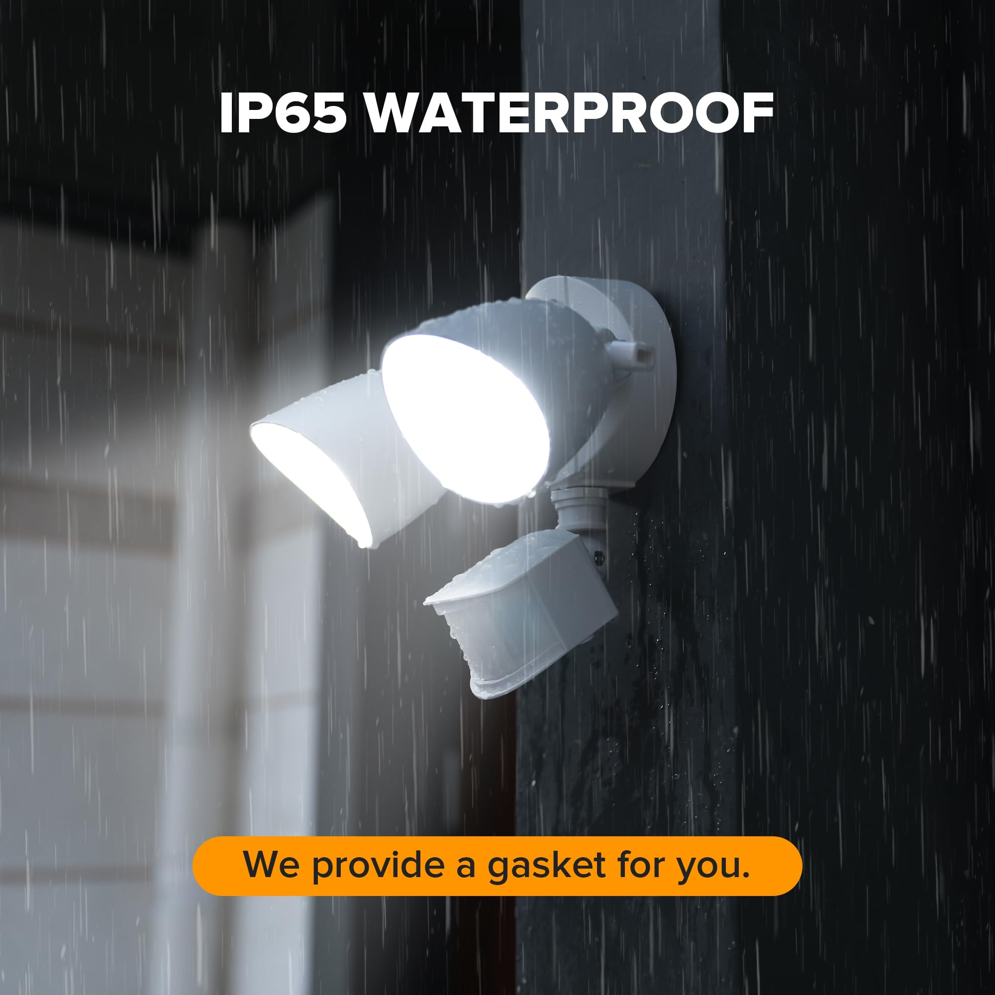 LUTEC outdoor flood light ideal for garage and driveway illumination