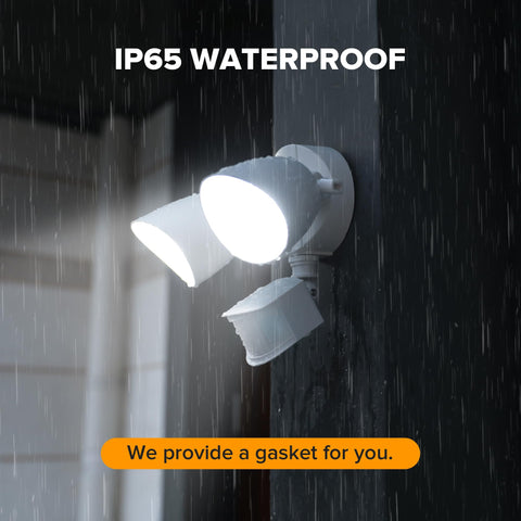 LUTEC outdoor flood light ideal for garage and driveway illumination