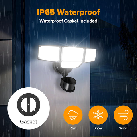 LUTEC outdoor light installed on a porch for nighttime safety and visibility