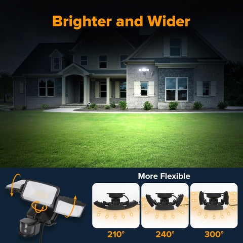 LUTEC plug-in wall light enabling easy installation without wiring.