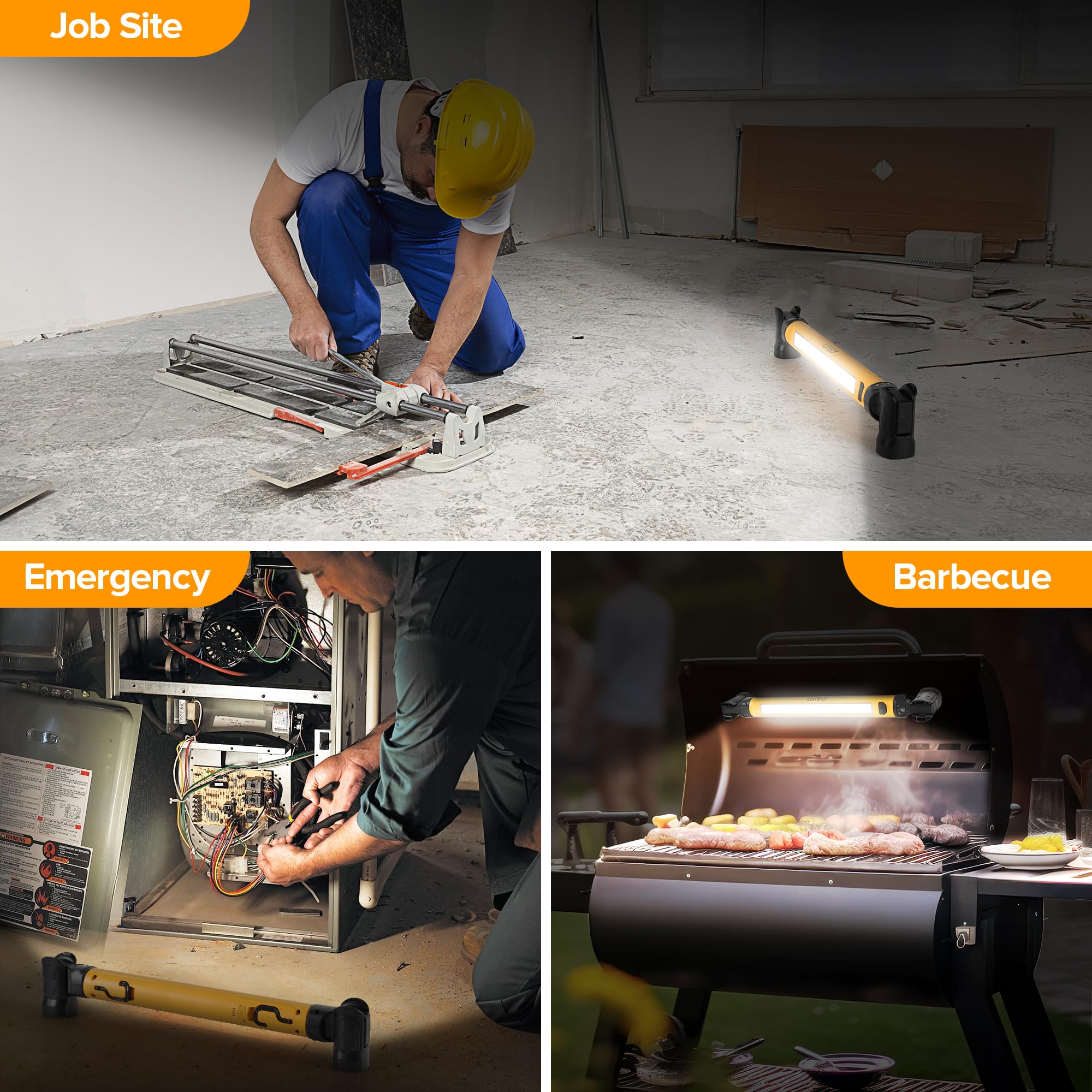 LUTEC portable mechanic light ideal for car repairs and garages