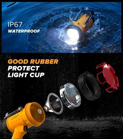 LUTEC red light filter spotlight supports night vision