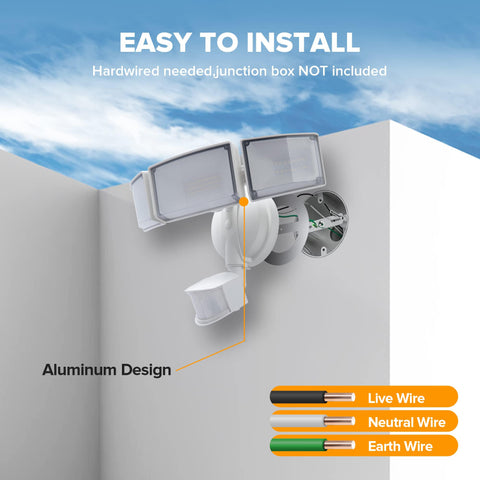 LUTEC long-life fixture with simple setup for homes.