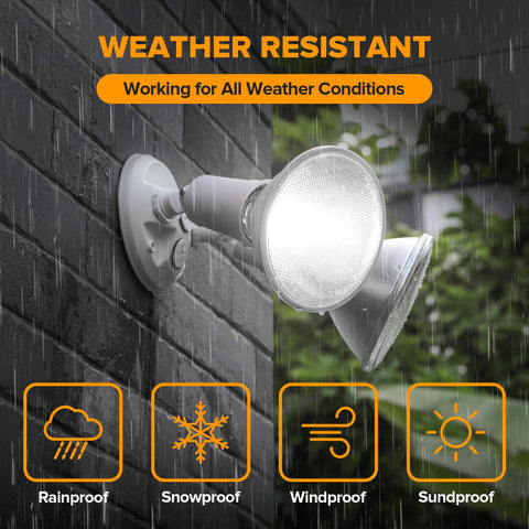 LUTEC switch-controlled lights stay off until you flip the wall switch.