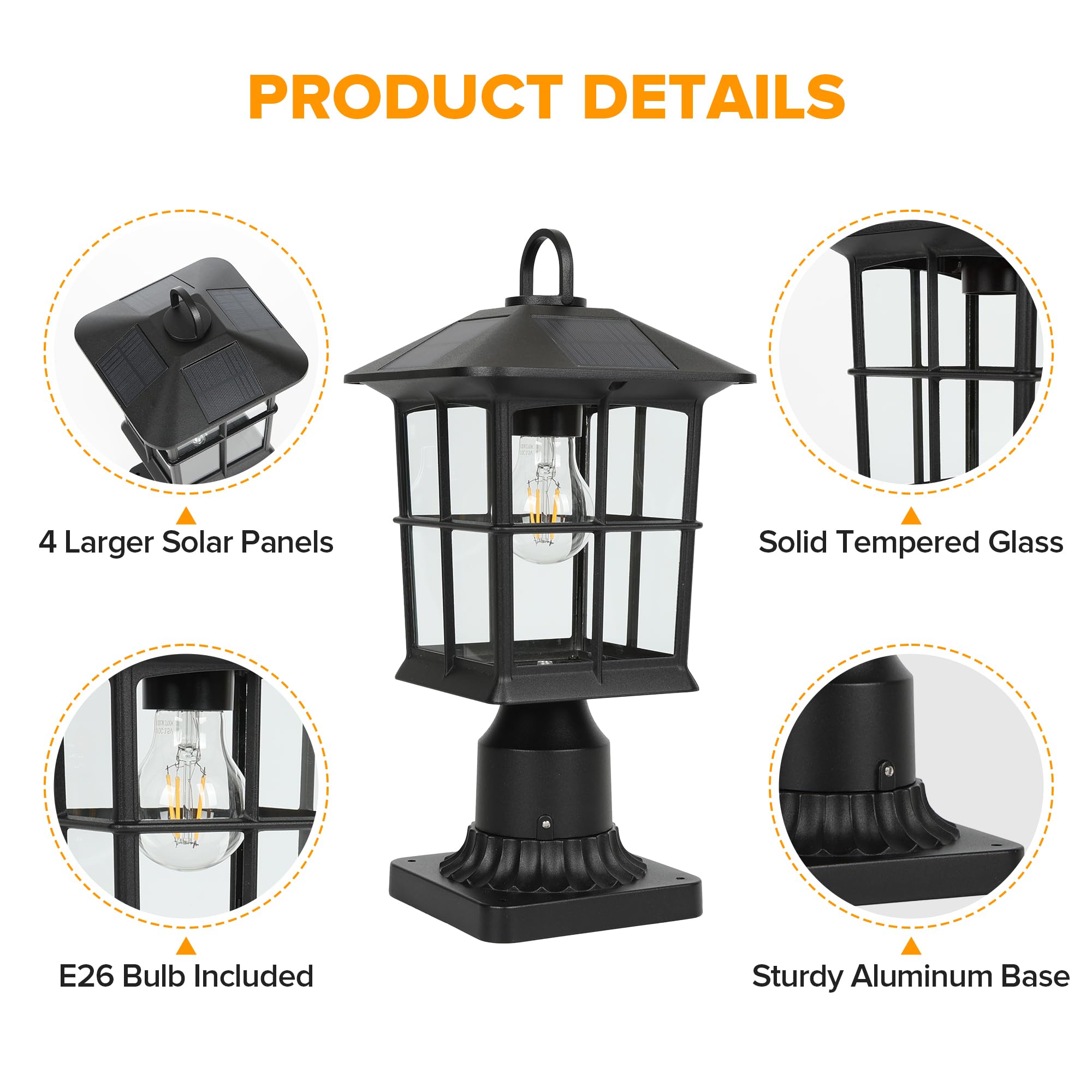 LUTEC three brightness modes tailor lighting to needs.
