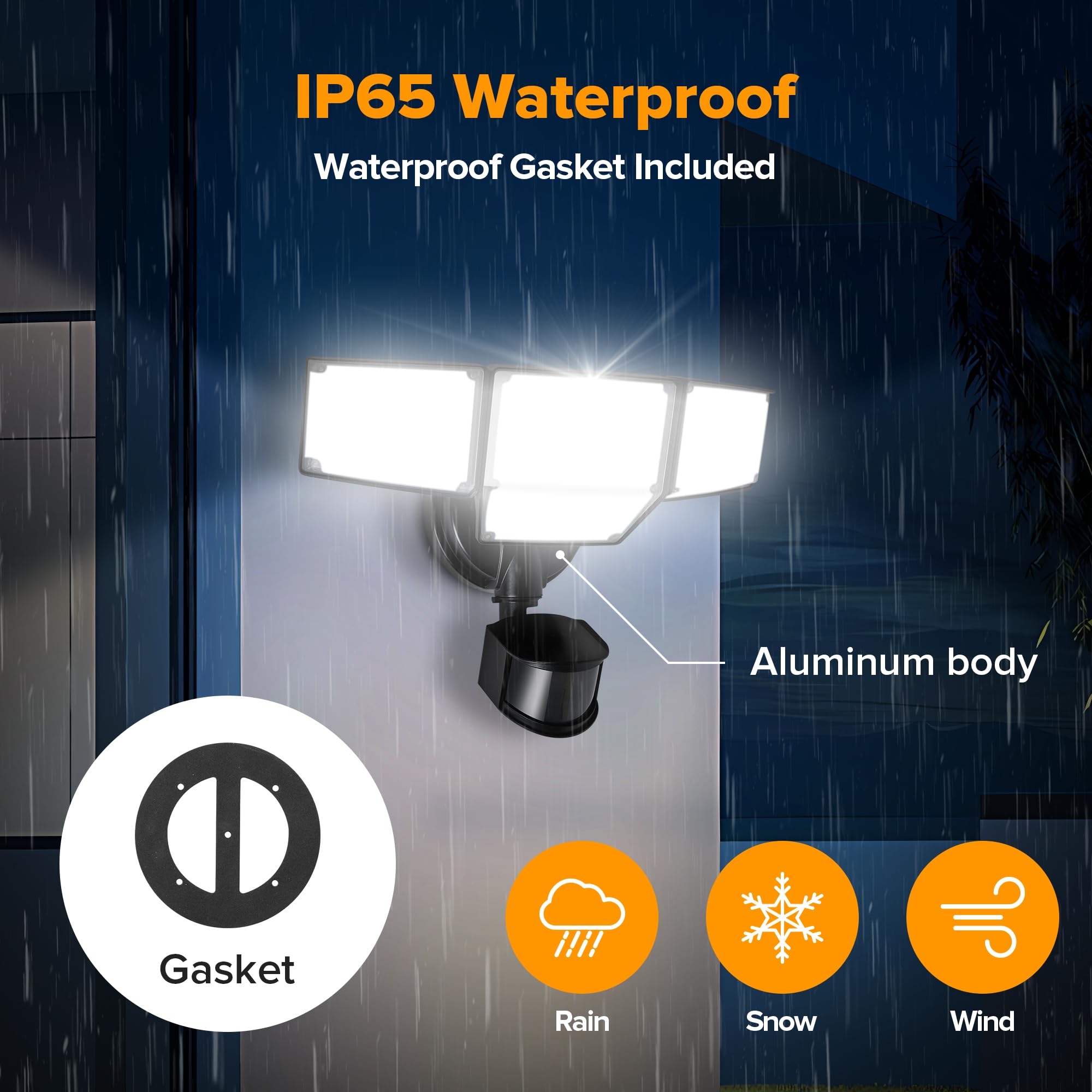 LUTEC two-pack outdoor lighting keeps property lit and secure