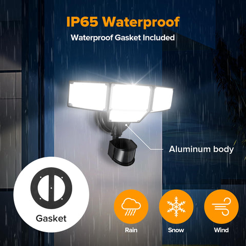 LUTEC two-pack outdoor lighting keeps property lit and secure