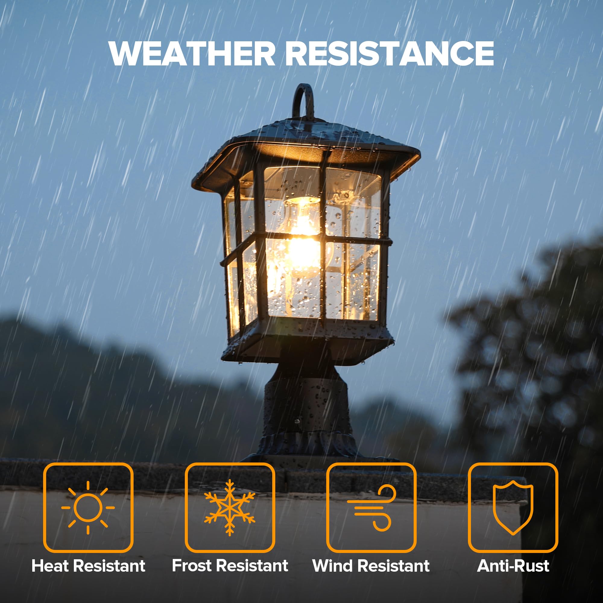 LUTEC vintage design adds curb appeal while lighting pathways.