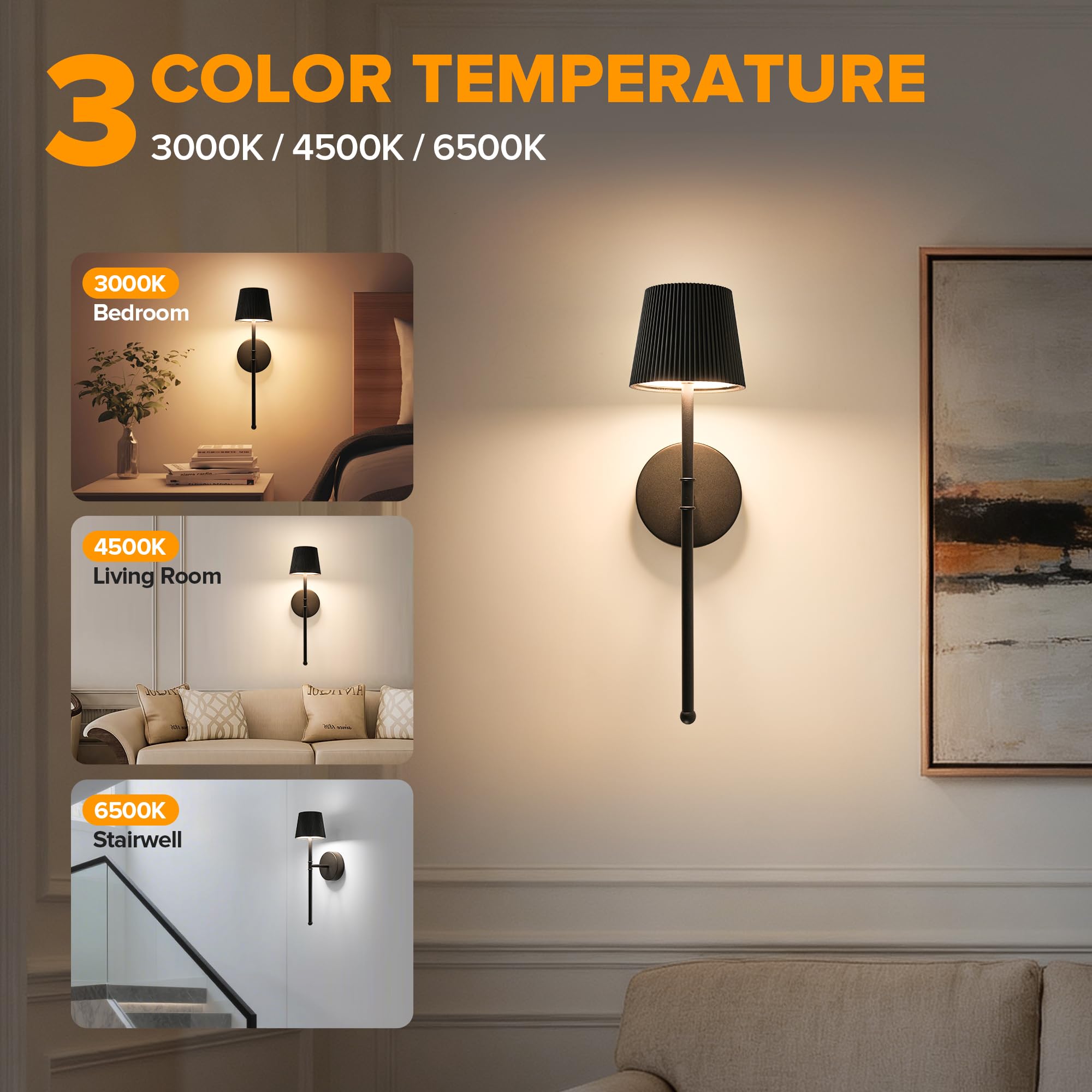 LUTEC wall sconce remote control feature for convenient lighting from the couch.
