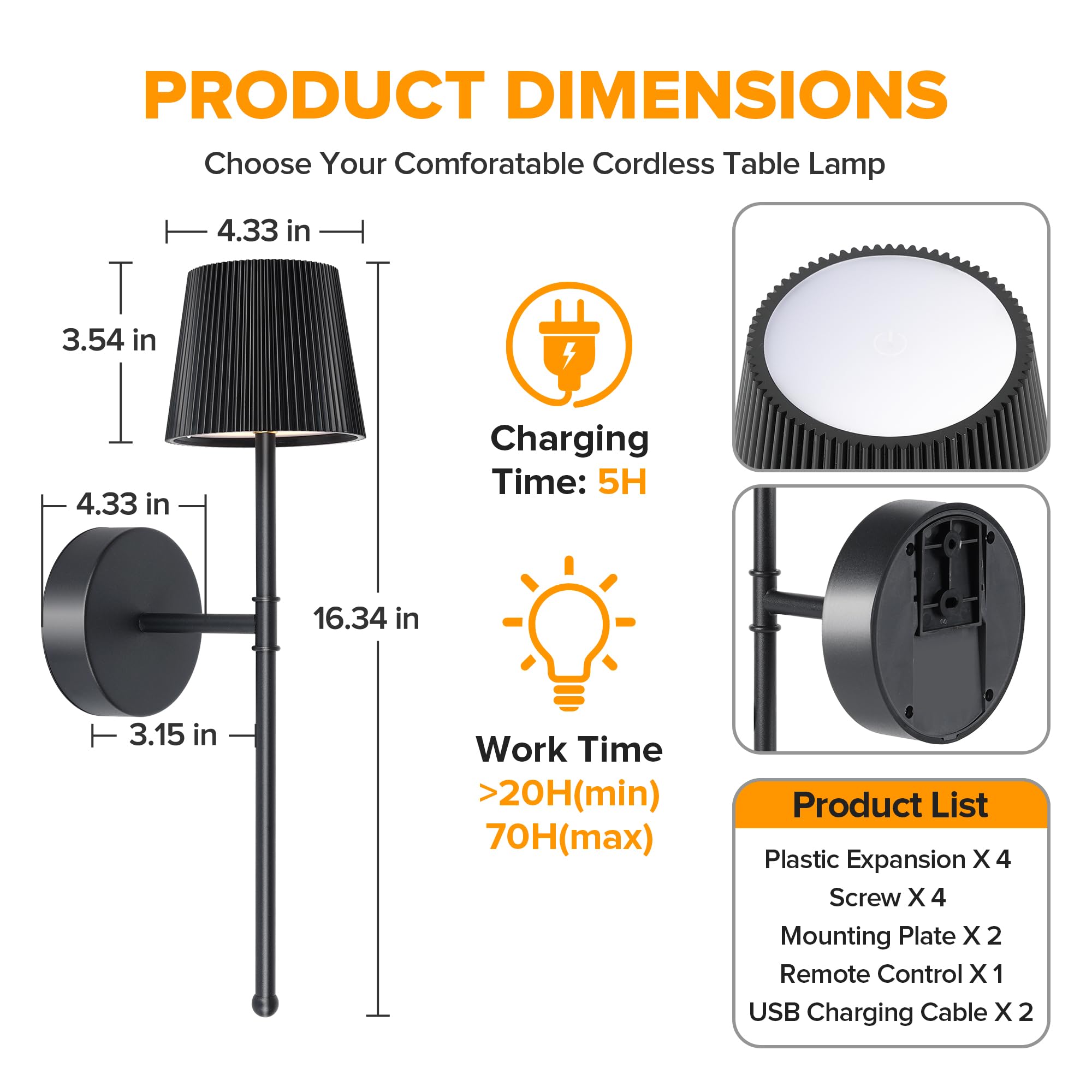 LUTEC wall sconce timer and memory function saves your preferred settings.
