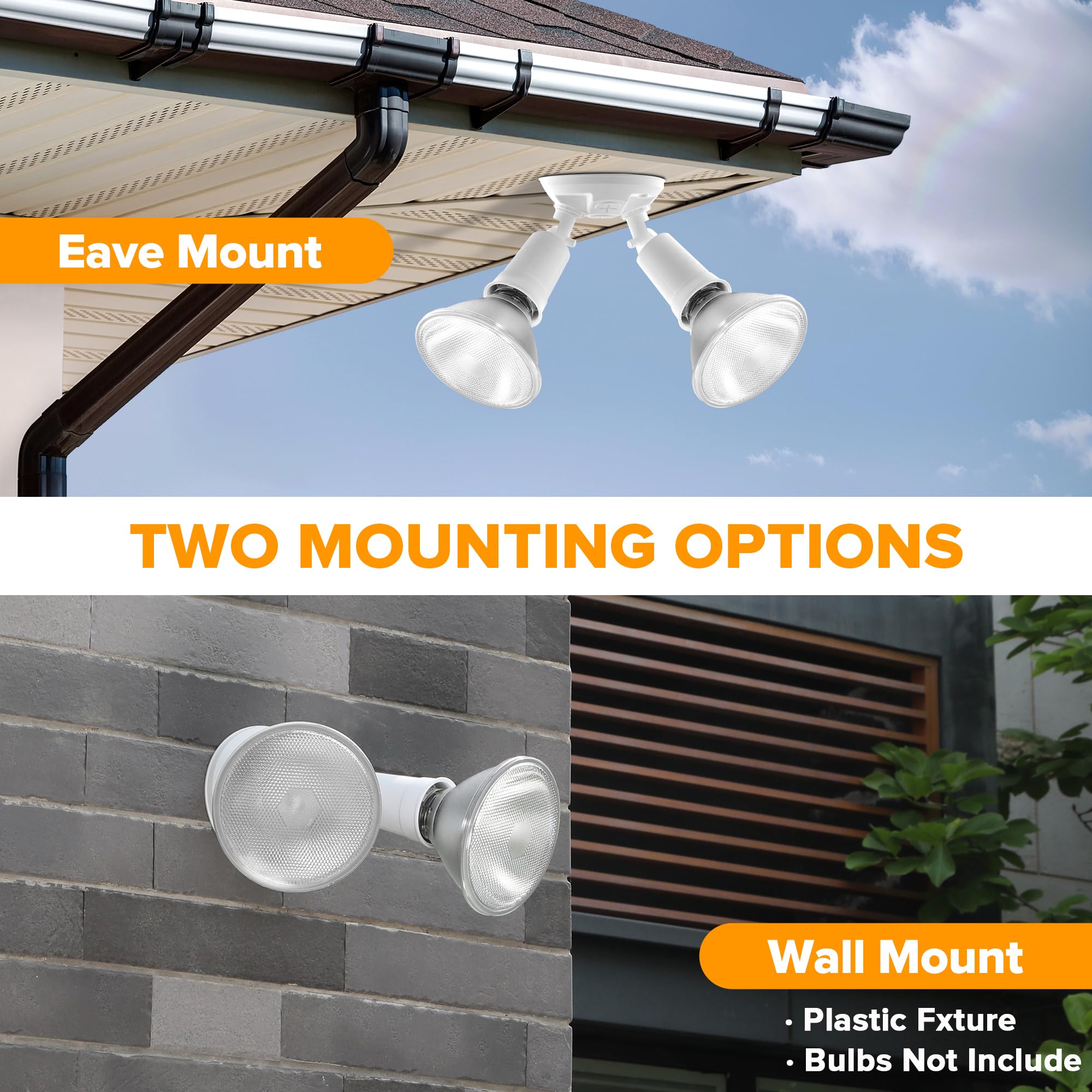 LUTEC waterproof design guards against rain, delivering reliable security lighting in changing weather.