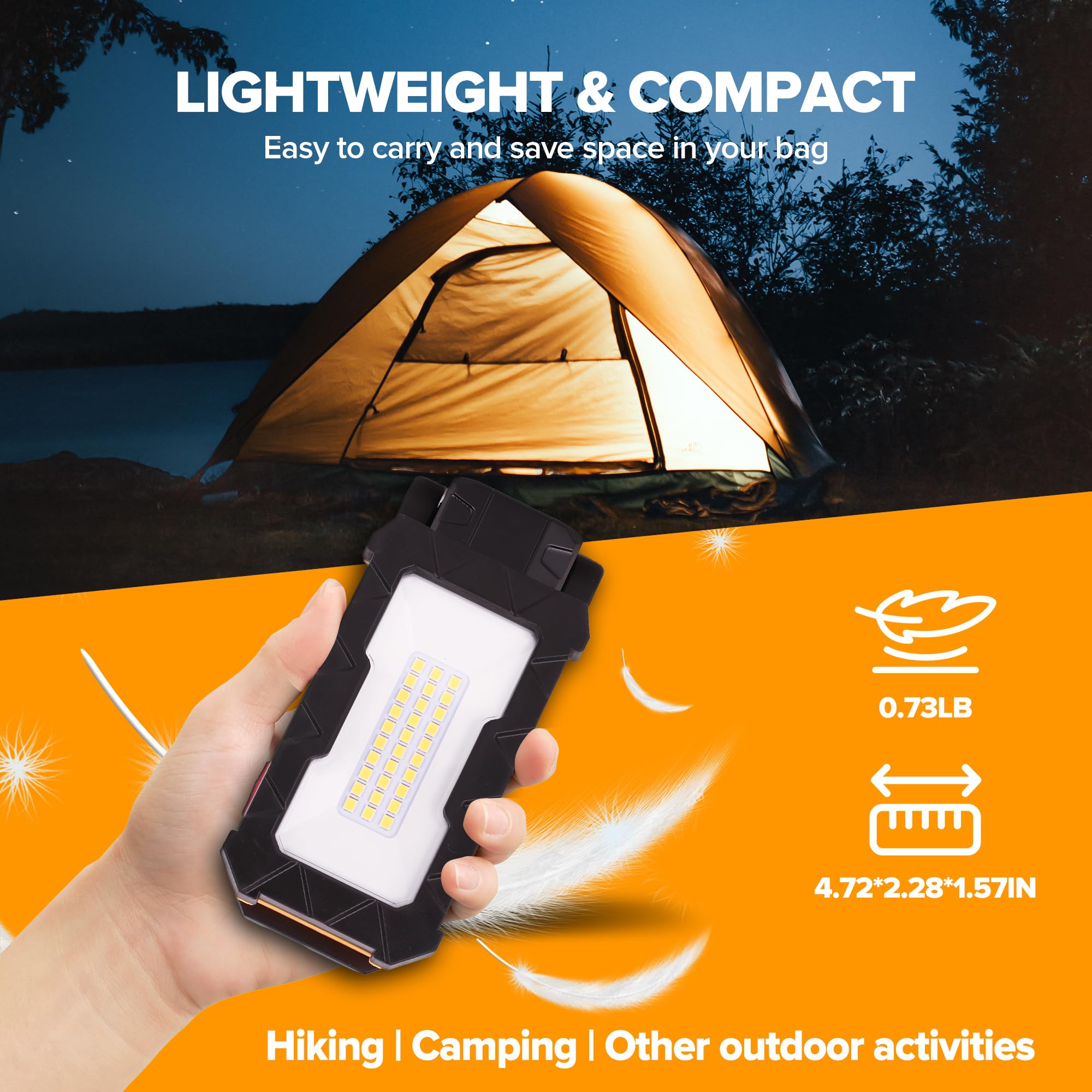 LUTEC fast-charge Type-C power for quick recharges and ready use.