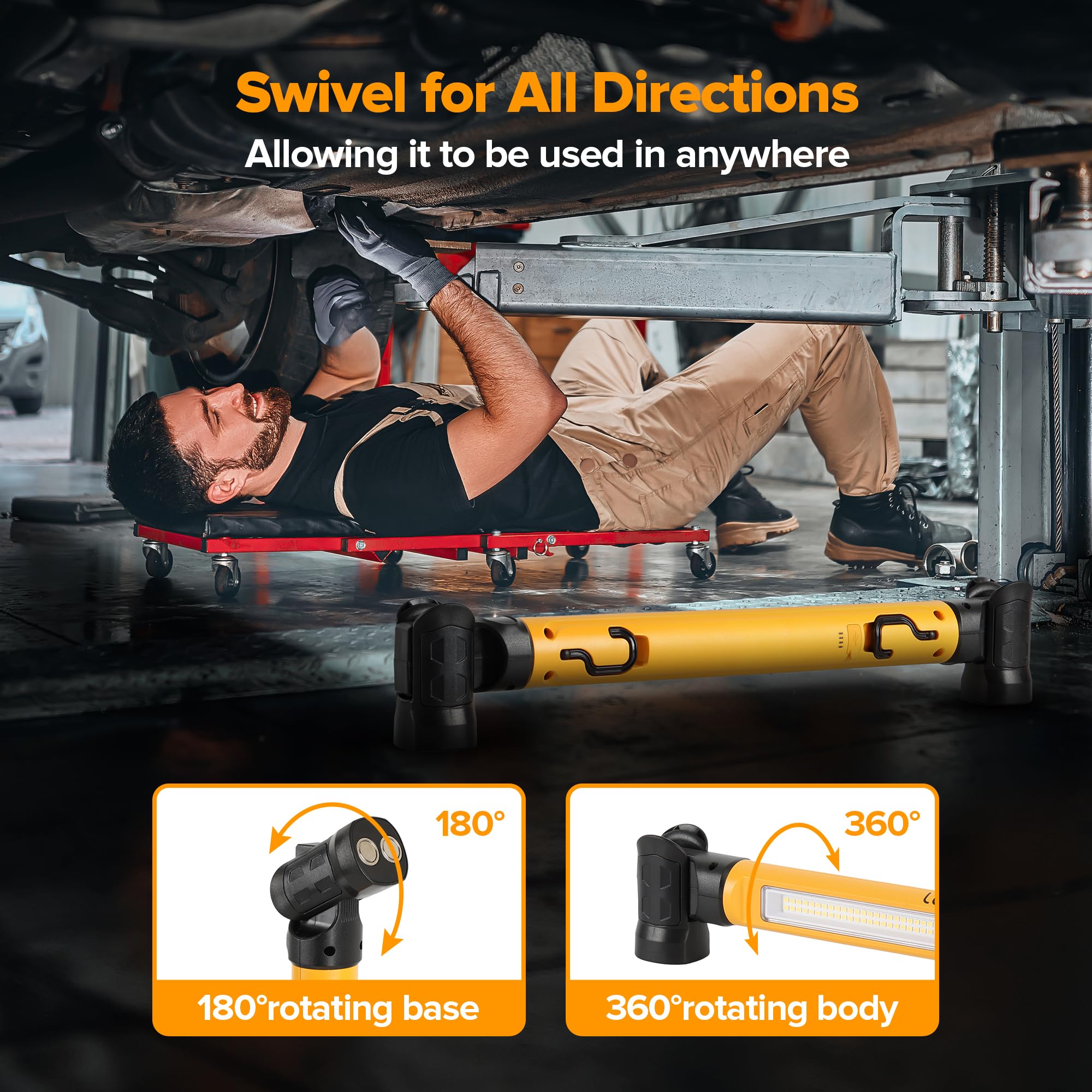 LUTEC waterproof design ensures reliable use in wet conditions