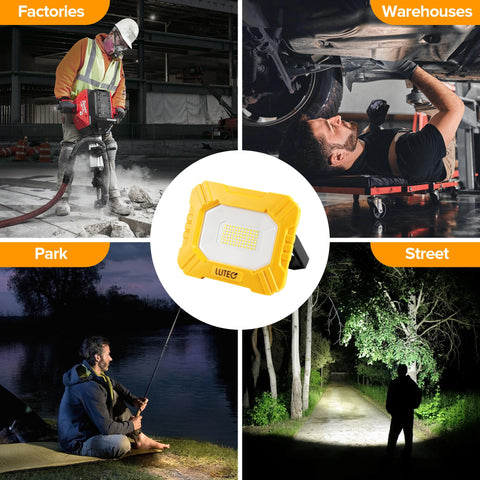 LUTEC yellow casing for high visibility and easy spotting in clutter