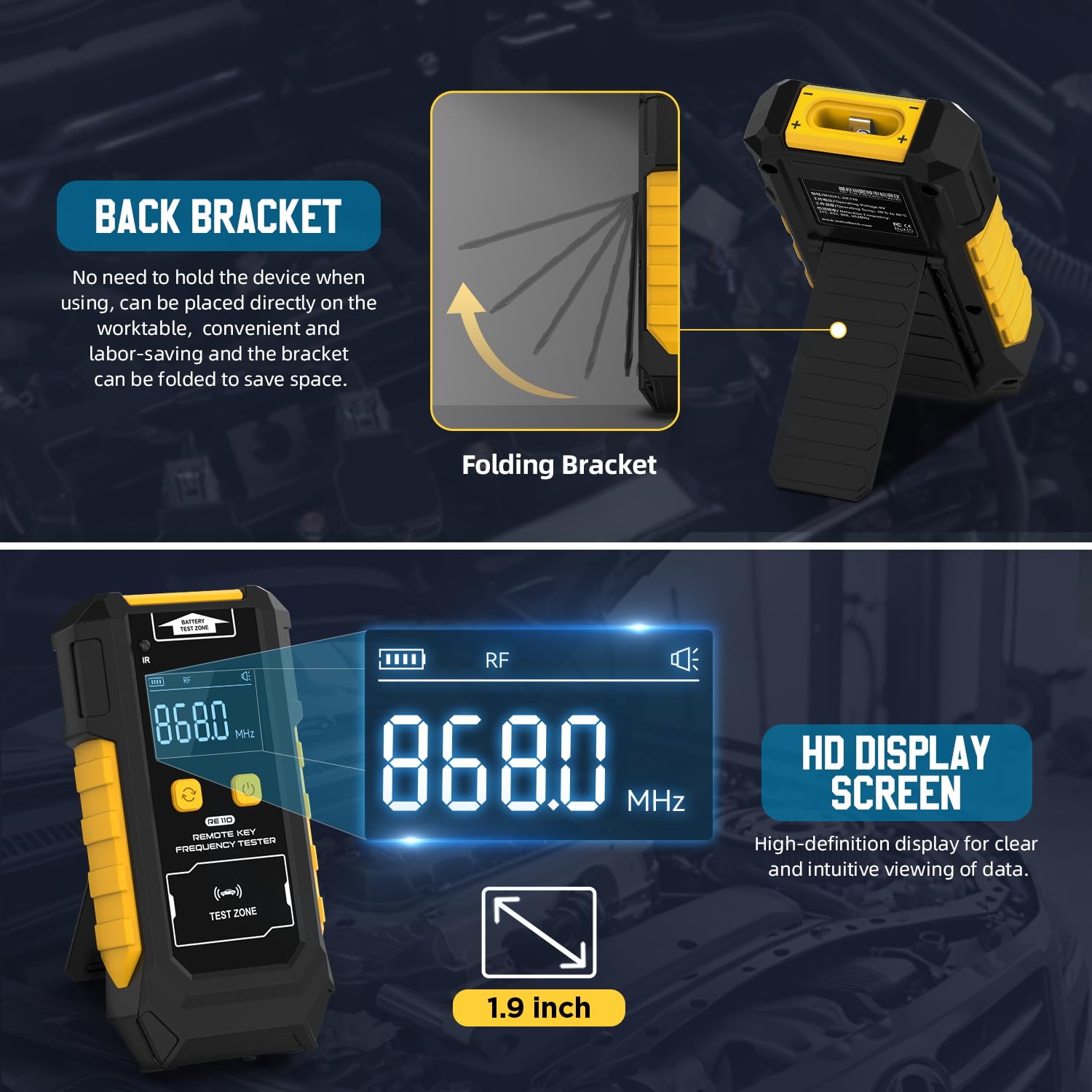 LUTIFIX dual power supply enables on-site testing with batteries or Type-C.