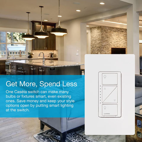 3-way dimmer setup demonstrates flexible control across two switching points.