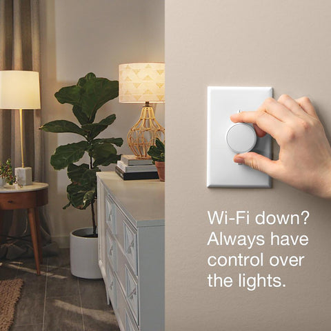 Bracket installation of Lutron Aurora dimmer over existing switch