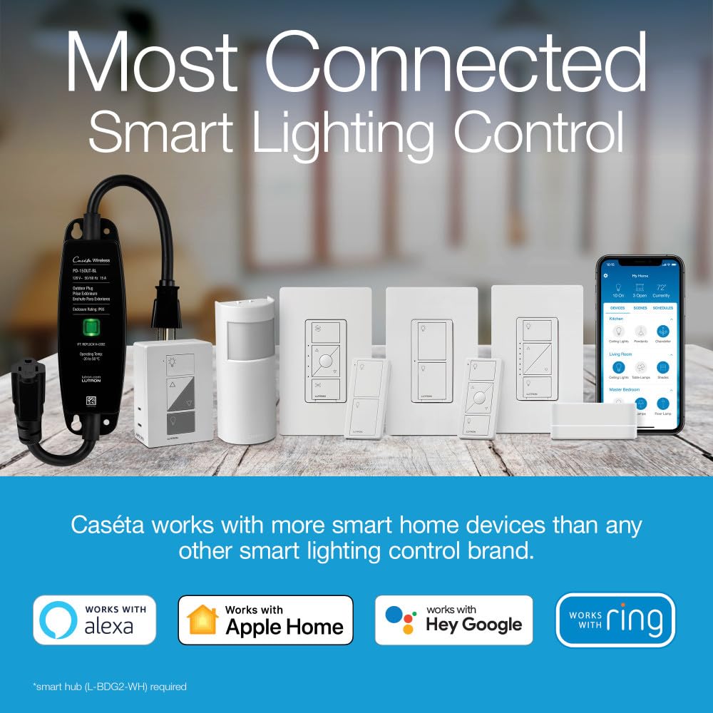 3-way Caseta dimmer setup showing multi-location control