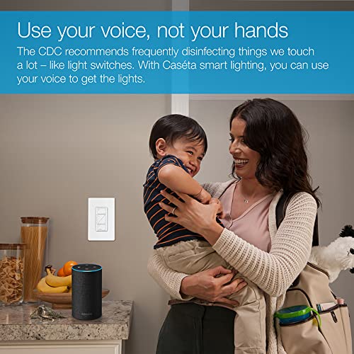 Ambient lighting scene created with Caseta dimmer in living space