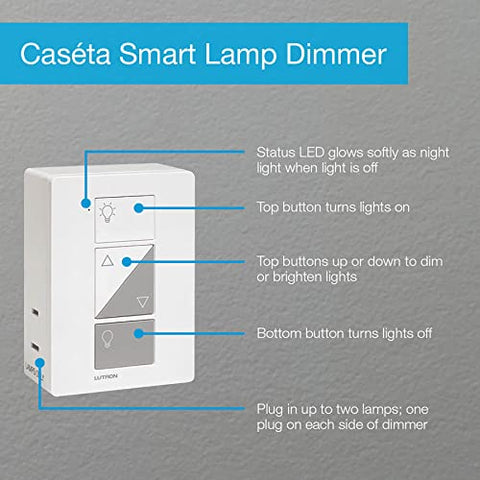 Lutron Caseta easy 3-way install supports wall control without wiring.