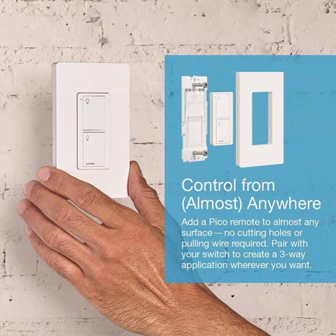 Lutron Caseta handles up to 720W for incandescent loads in bright rooms.