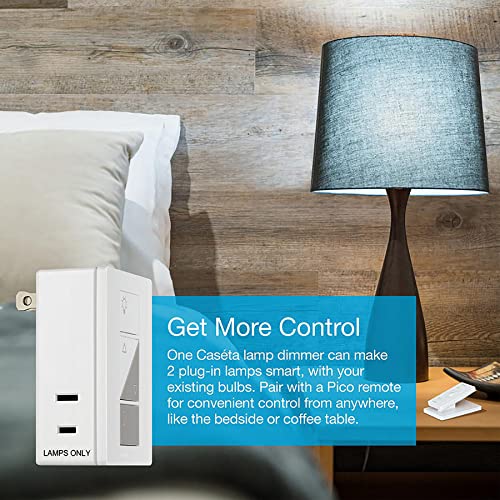 Lutron Caseta smart home integration expands automation with compatible devices.