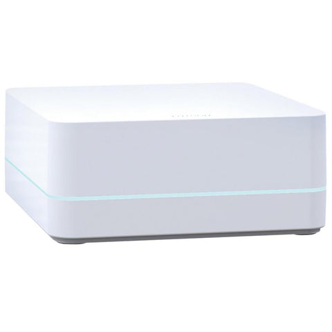 Voice control with Lutron Caséta hub for hands-free lighting and shades.