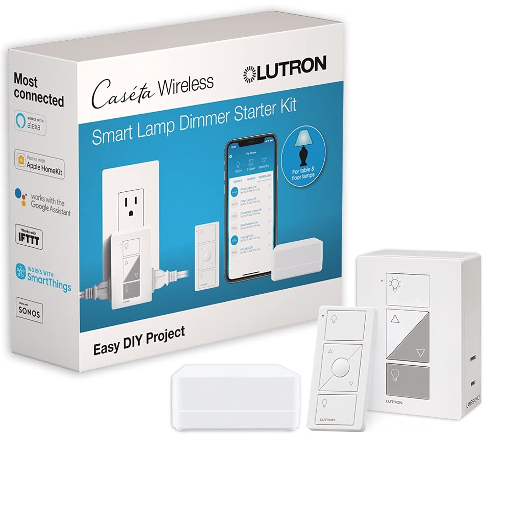 Lutron Caseta smart hub powering reliable smart lighting control in the home