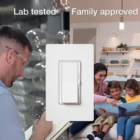 Lutron Diva 3-way setup showing dual-location dimming.