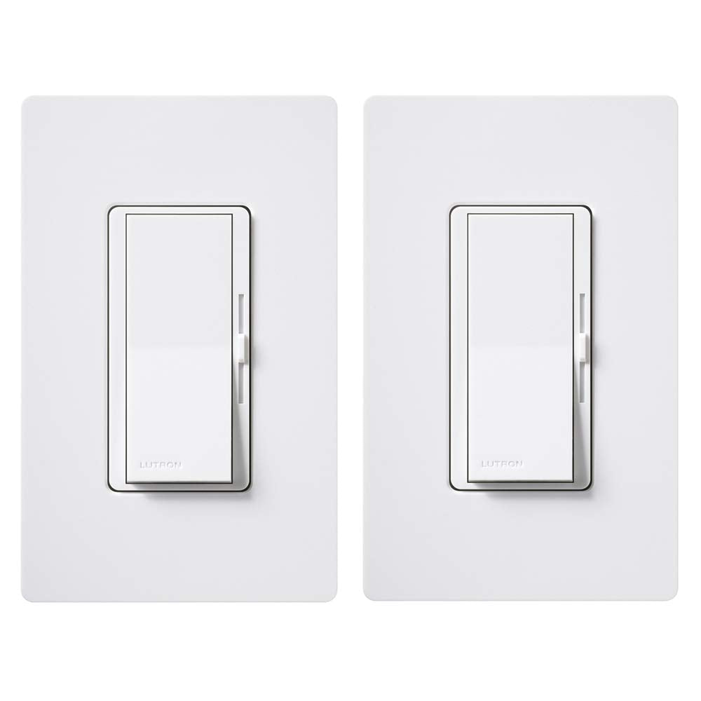 Lutron Diva dimmer paddle switch for smooth on/off and precise dimming.