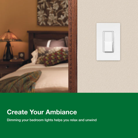 Diva LED+ dimmer in 3-way configuration showing multiple control points