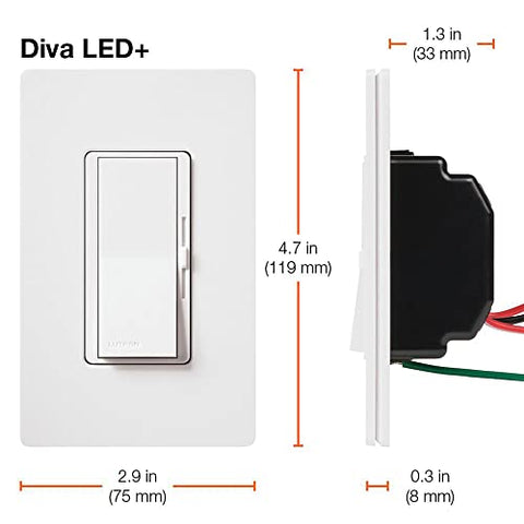 Lutron Diva LED+ dimmer quick 15-minute install for upgrade