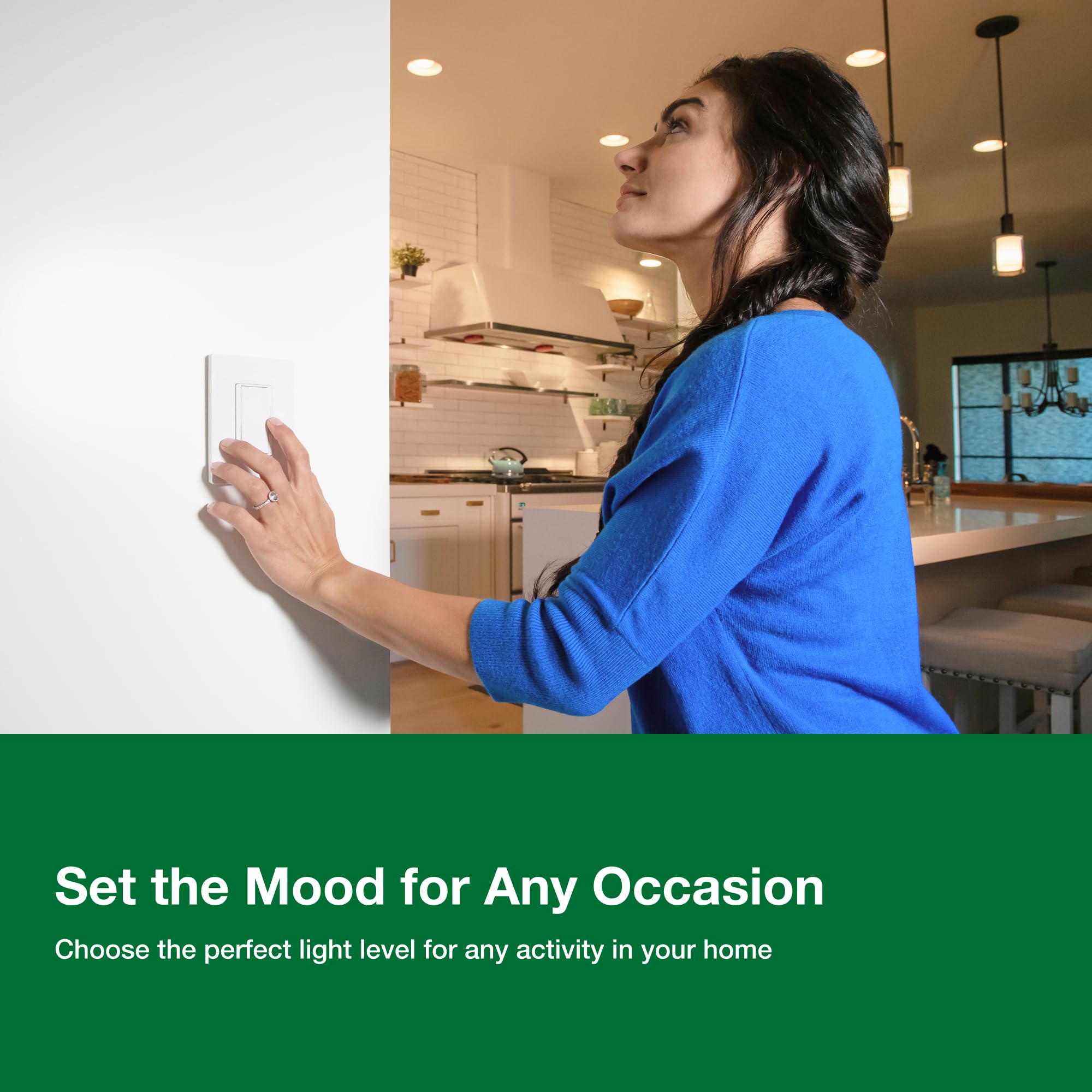 Lutron Diva LED+ dimmer with paddle and slider control for precise lighting
