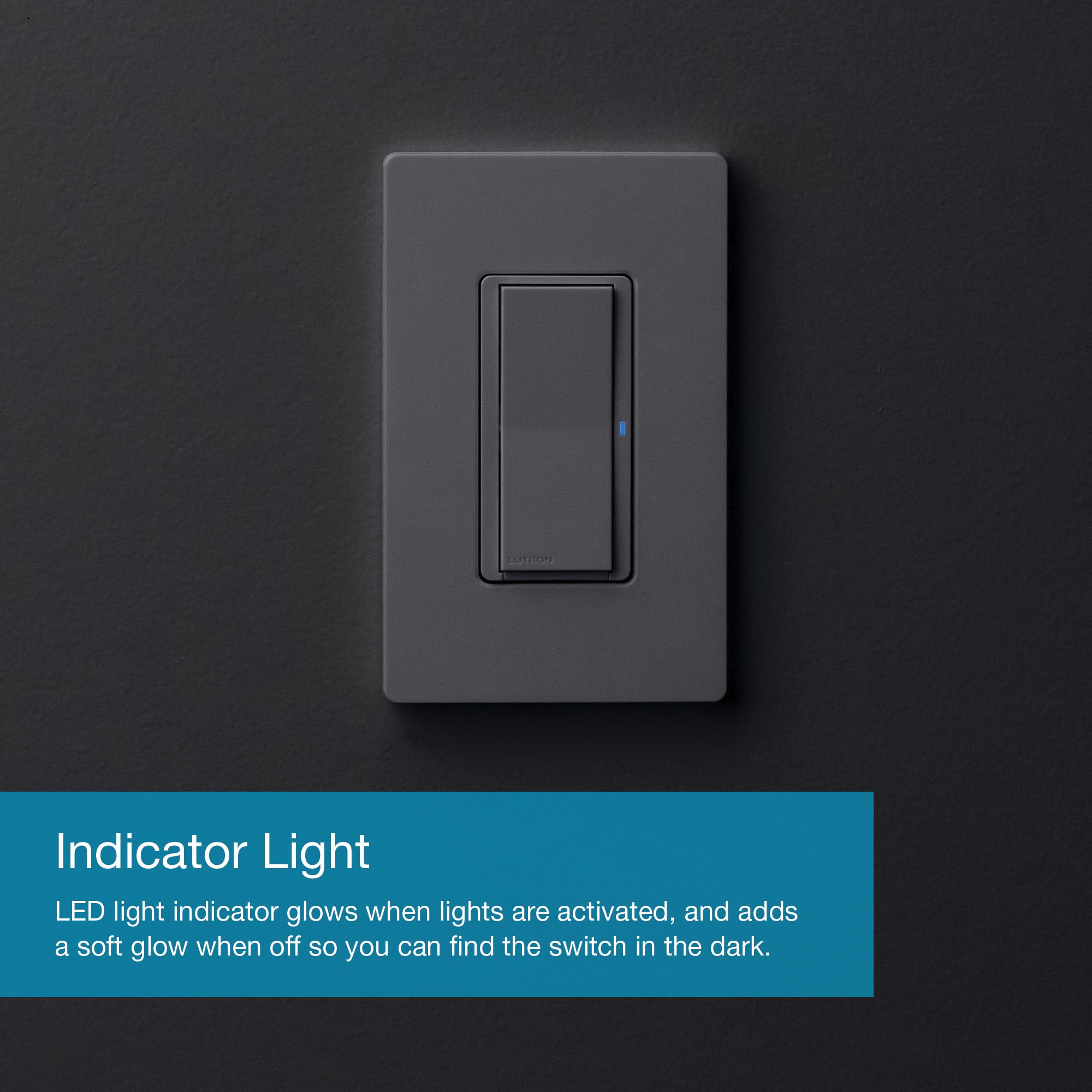 Lutron exterior lighting control ideal for porch and garage
