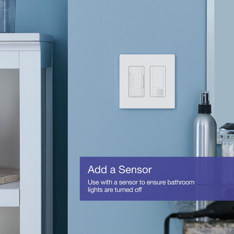 Lutron Maestro 1-minute-warning signals upcoming shutoff.