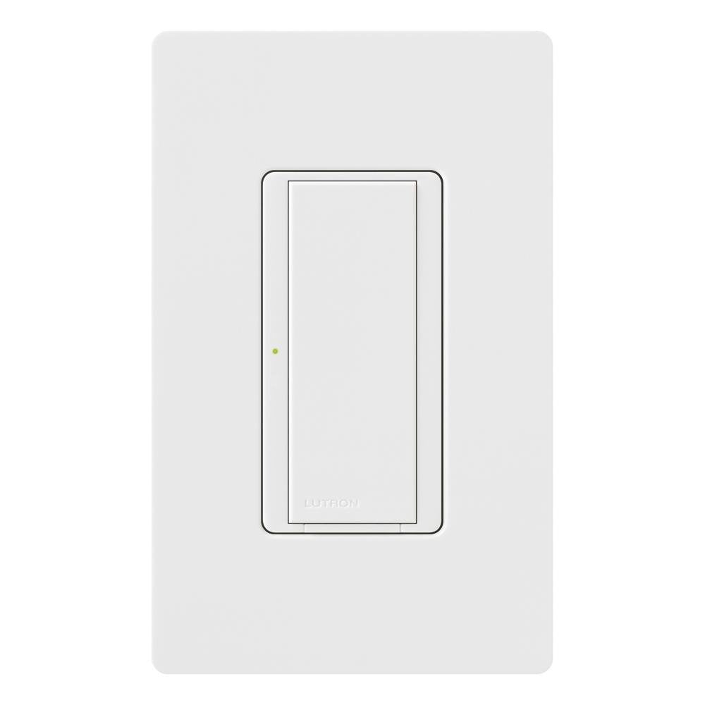 Lutron Maestro switch activation, tap-to-toggle for quick lighting control.