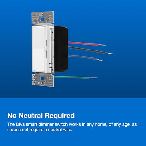 Neutral-free installation simplifies wiring and reduces steps.