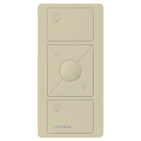 Lutron Pico remote handheld ivory controls Caseta dimmers from anywhere