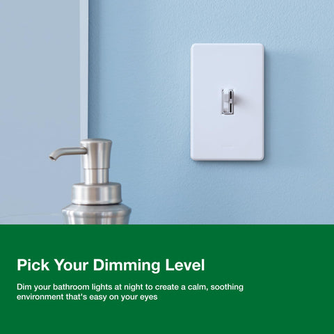 Lutron Toggler LED+ dimmer demonstrates LED/CFL compatibility across brands