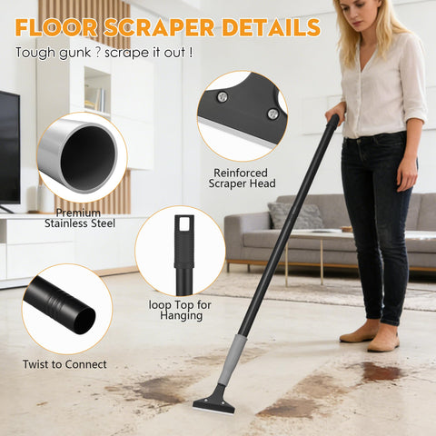 Luvenia scraper grip in PVC for comfortable control