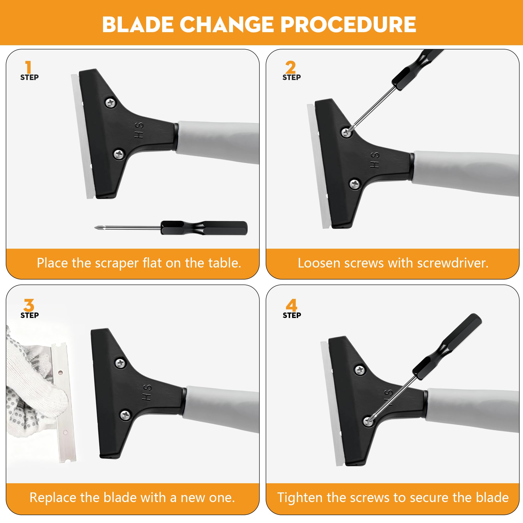 Luvenia tile and floor cleaning demonstrates durable blade performance