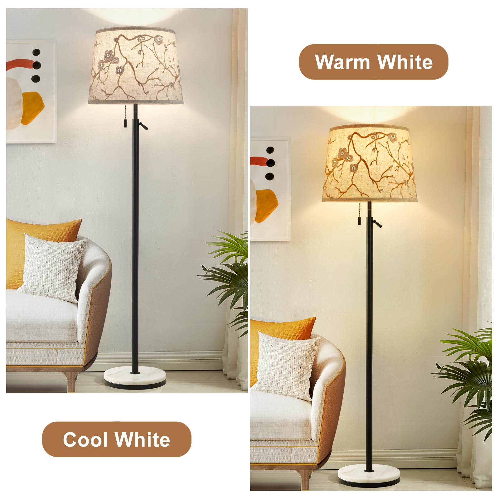 Luvkczc 12-7 inch top and bottom dimensions fit many fixtures